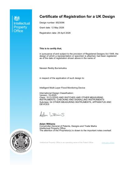 Novel patent design approved 6523096-certificate
